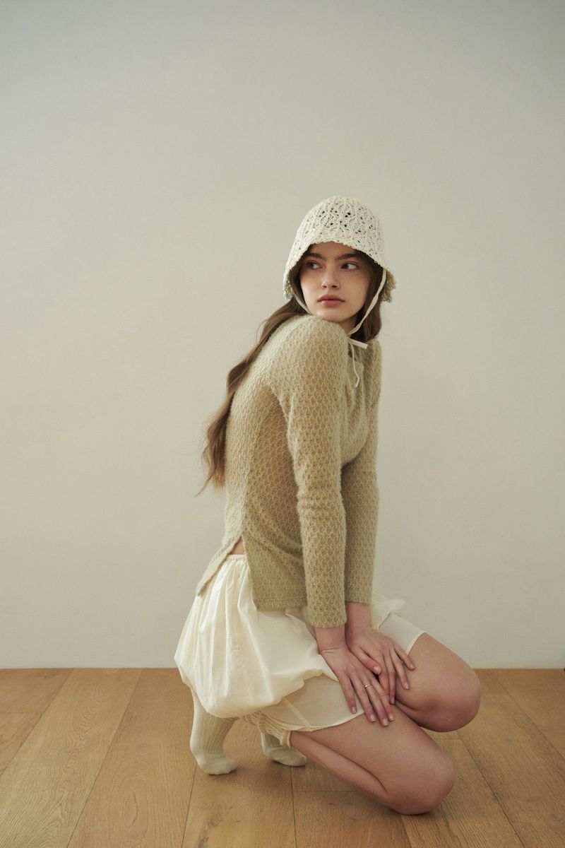 IDA bucket hat_ivory