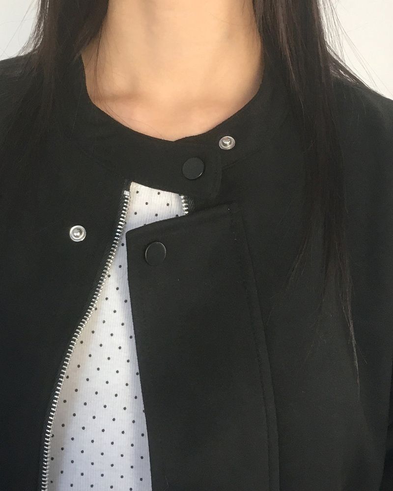 Mover suede blouson jacket jumper