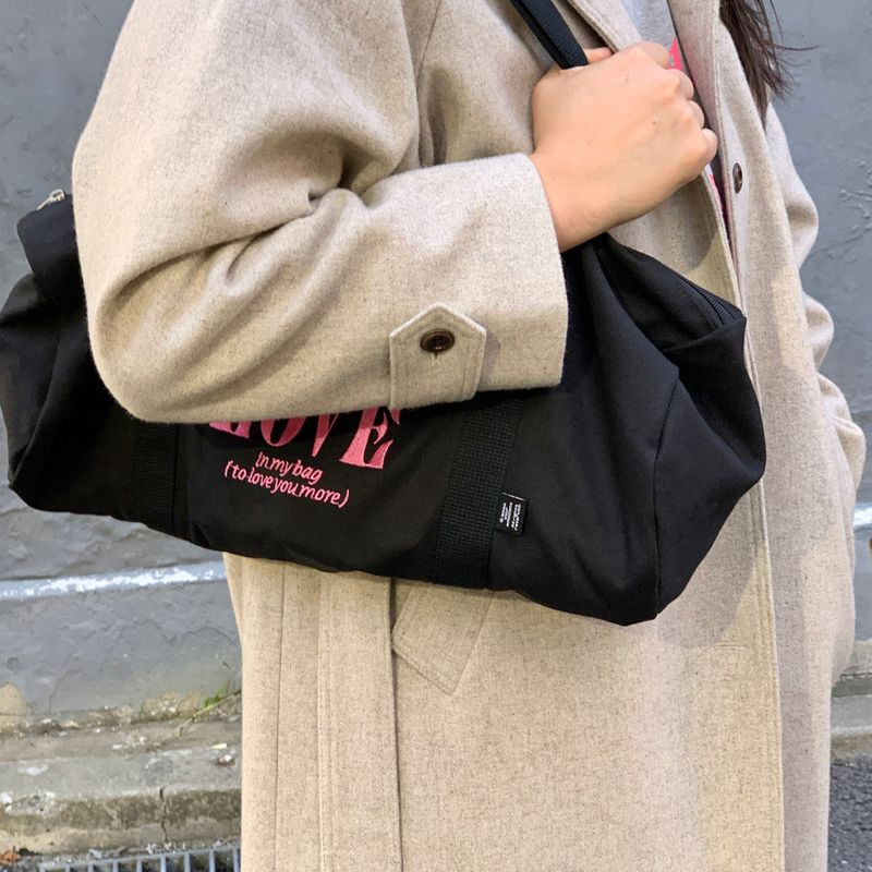 our love duffle bag / black