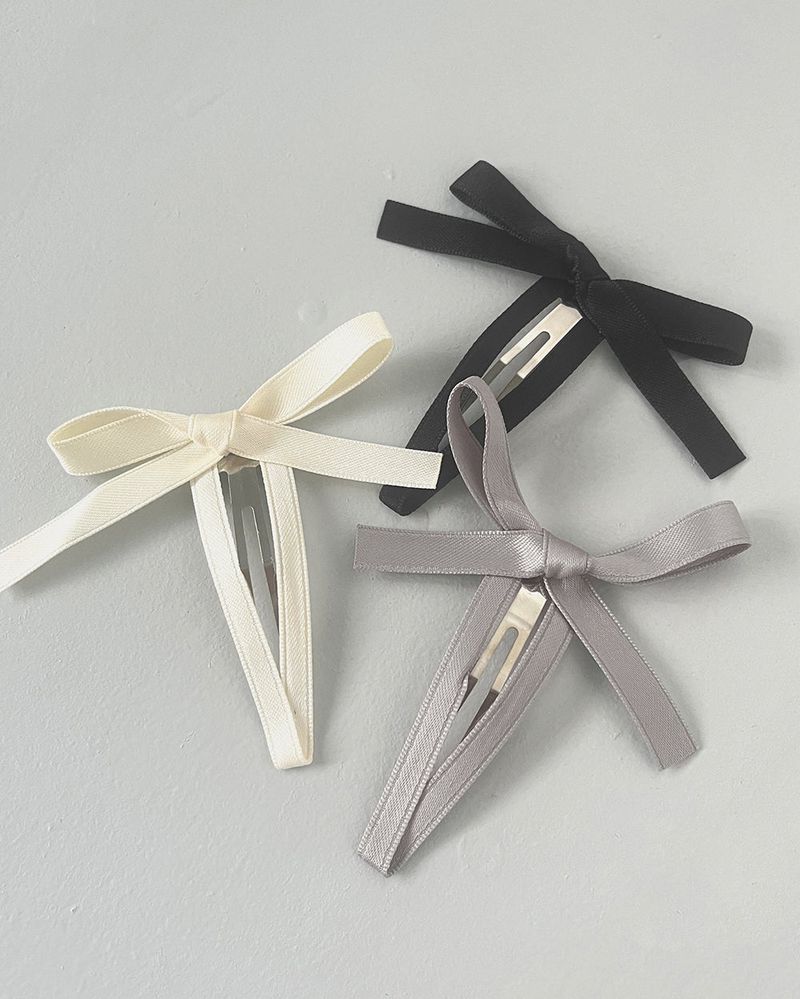 WONDER WONDER（ワンダーワンダー）の「[2 sets] Mitch ribbon hairpin（Hair Accessories）」