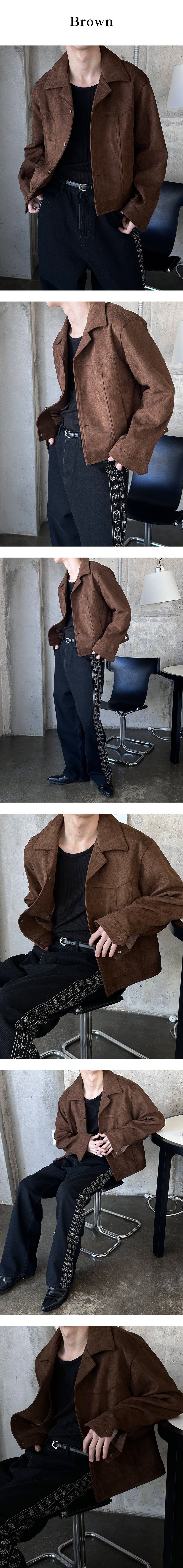  [S/S] Rough suede jacket(3color)