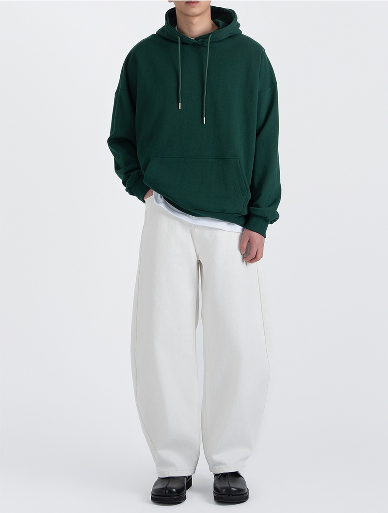 UNDEROFF（アンダーオフ）の「Authentic Relaxed Basic Hoodie Green（Tops）」