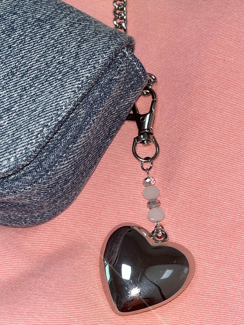 MADE silver love Keyring