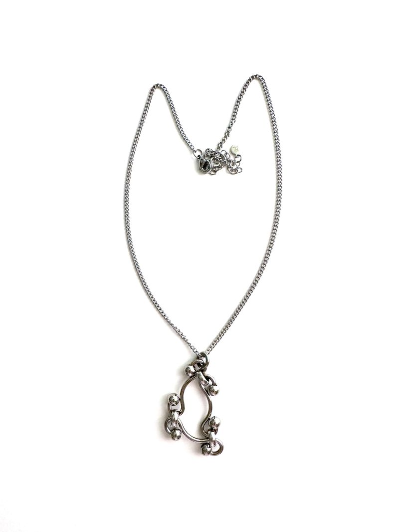 Adinkra Symbol Peace Making Chain Necklace (size: 2type)