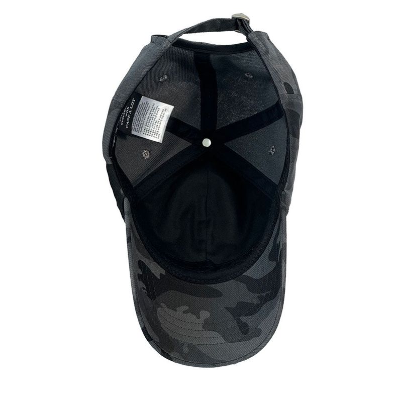  Logo camo ball cap - black