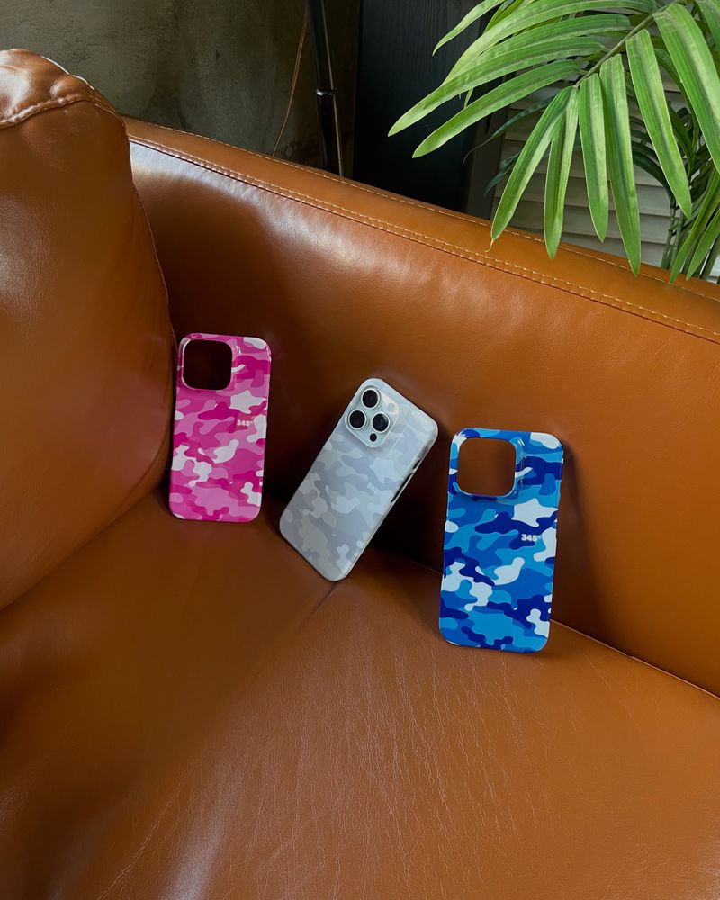 [BLUE] CAMOUFLAGE Hard Case / TREEFORFIVE345
