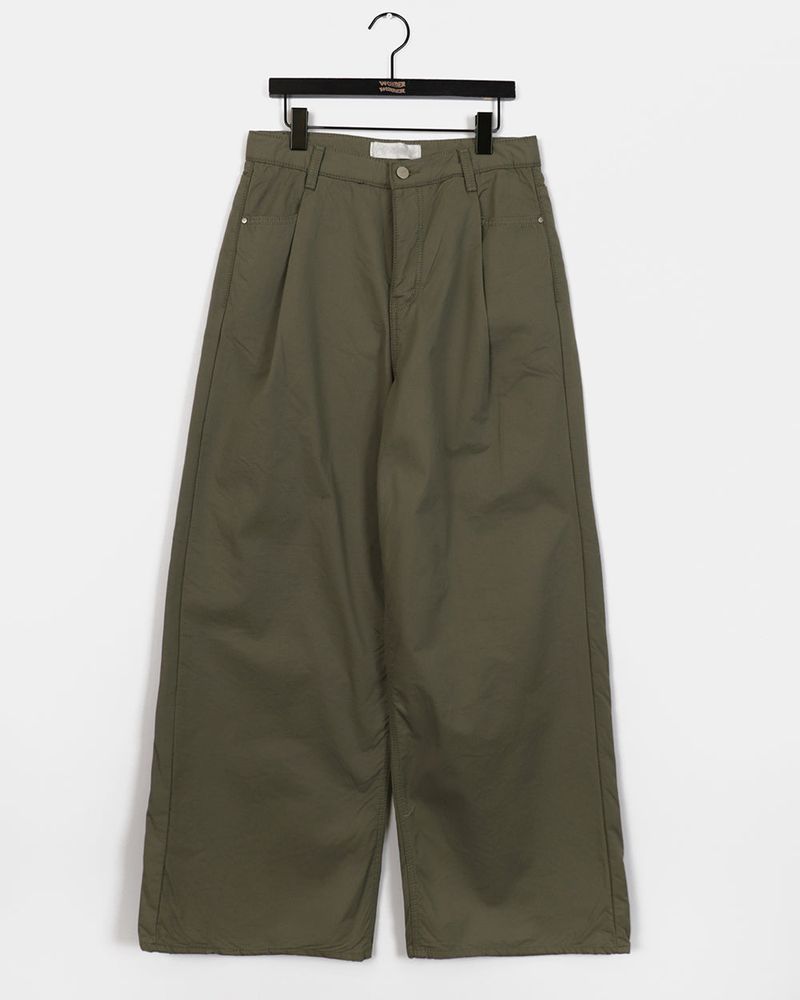 Soneck nylon cotton wide cargo pants