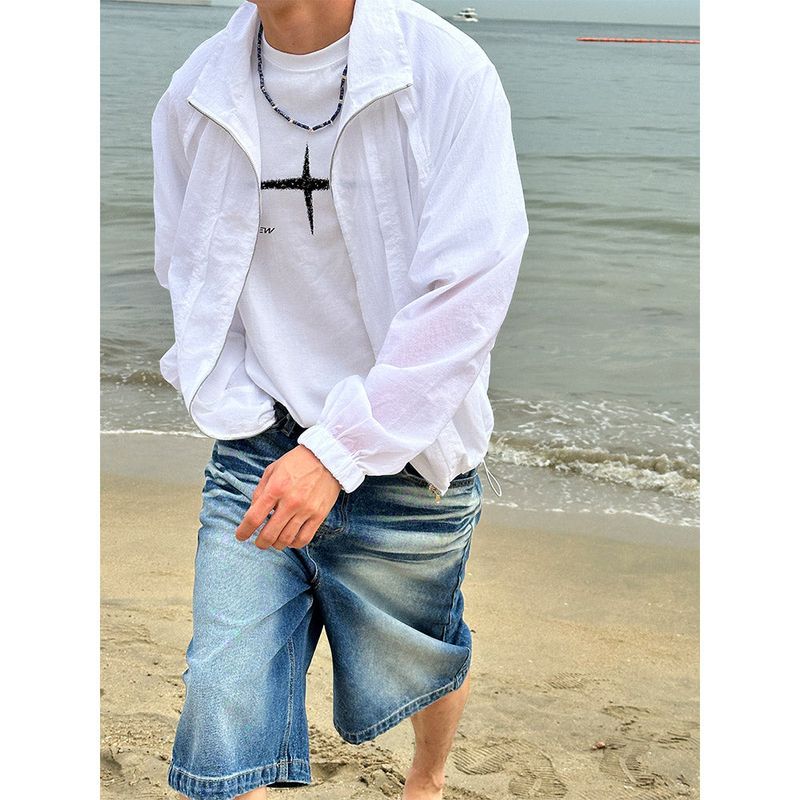 [S/S] See through wide jacket (3color)