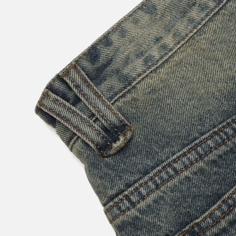 Natural balloon denim pants (3color)