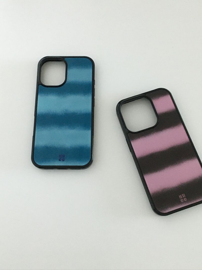 blink glass bumper (blue)