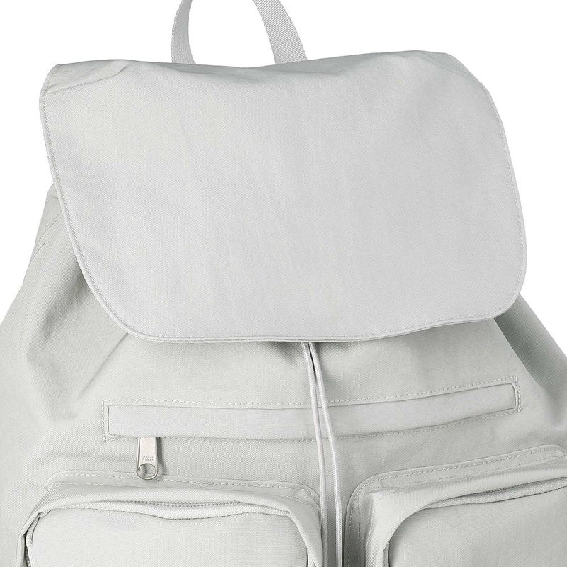 FLAP STRING BACKPACK / GRAY