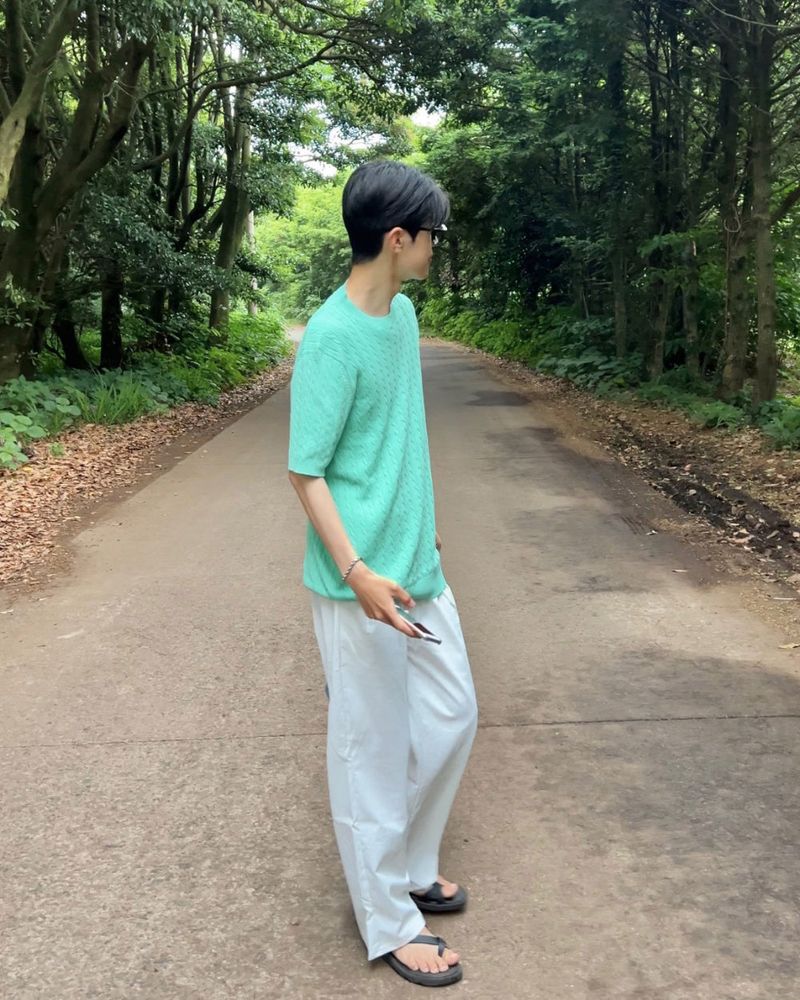 Palette twist short sleeve Knit