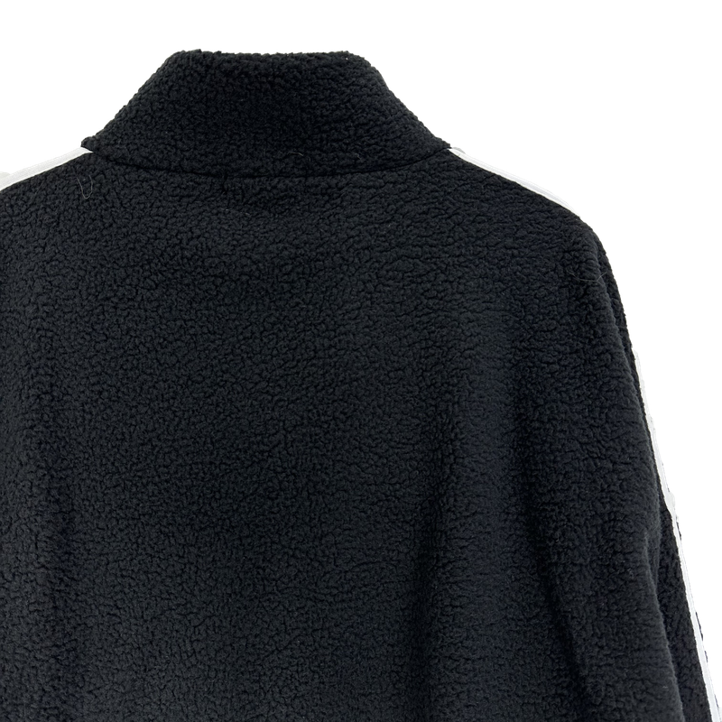 boa fleece track zip-up