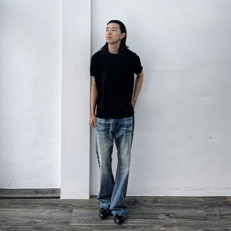 Ghost Fade Wide Jeans