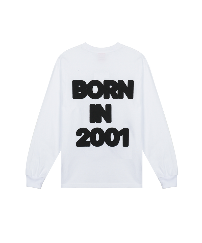 LOVE CRYING CAT LONG SLEEVE - WHITE