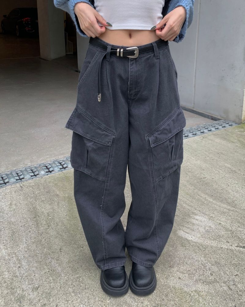 (Unisex) Oval cargo pants