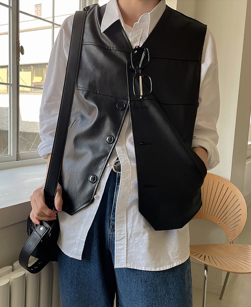ロンドレザーベスト