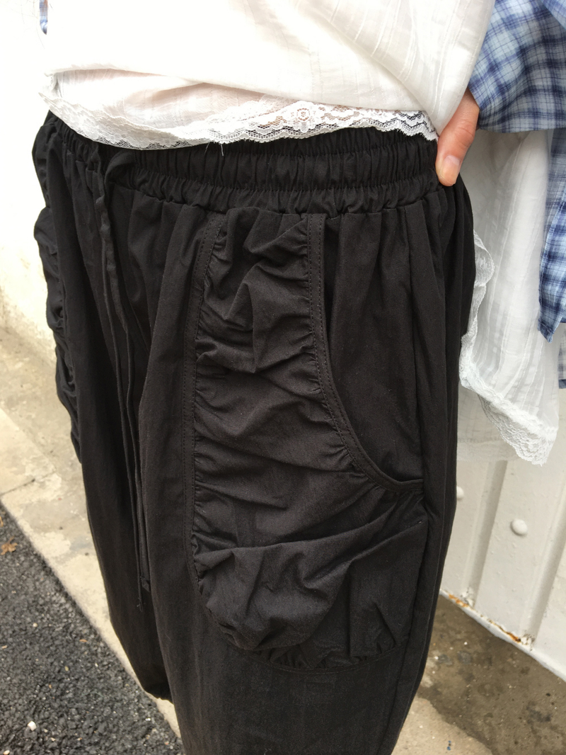 Kine Shirred Bermuda Pants (3color)