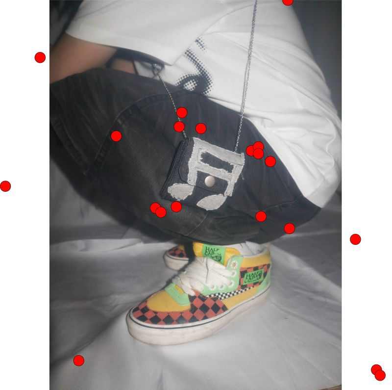 [MADE] mini music notes_ chain bag~*