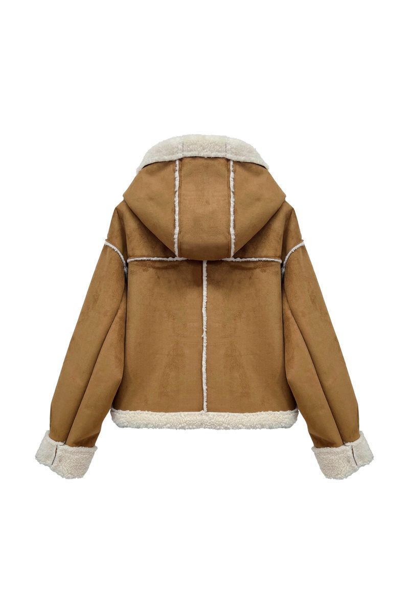 ADORABLE HOOD MUSTANG / CAMEL