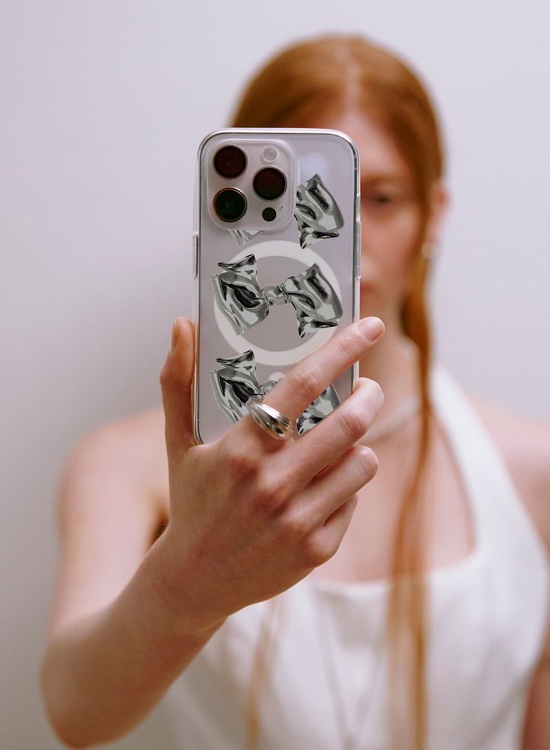 Pleated Ribbon Phone Case Magsafe