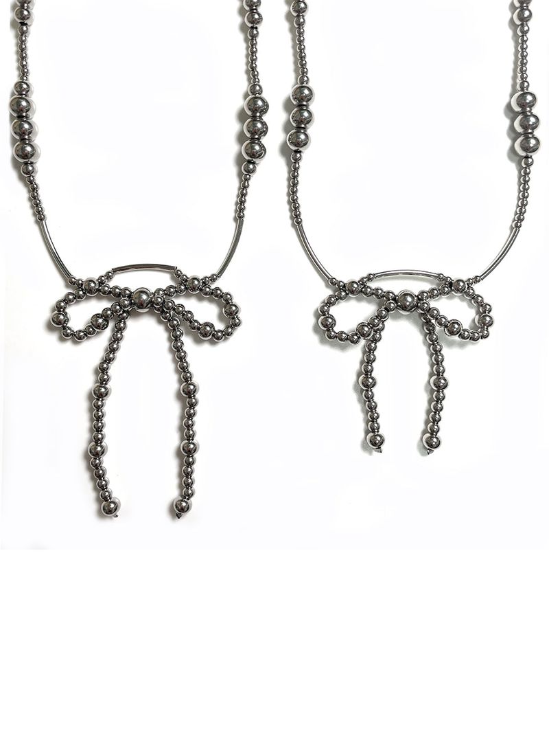 Metalic Ribbon Necklace