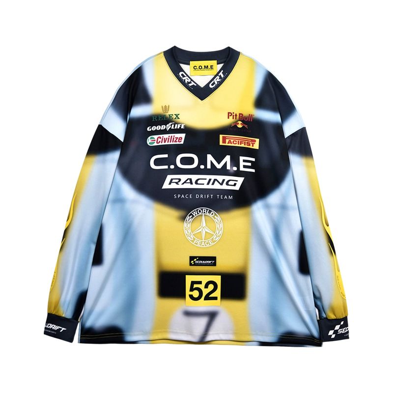 [UNISEX] C.O.M.E Moto Jersey (Yellow)