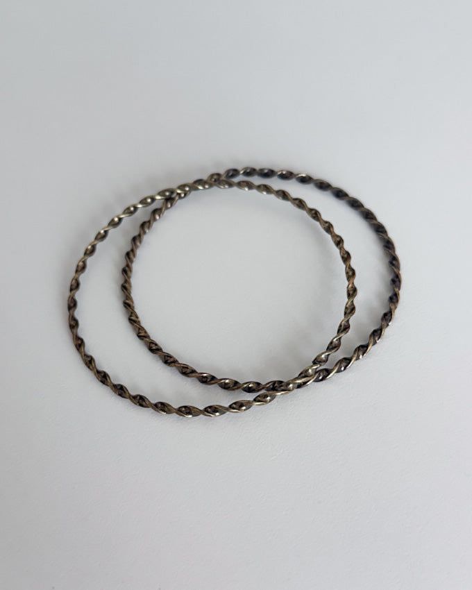  [MADE] TWIST CHAIN BANGLE (GOLD)