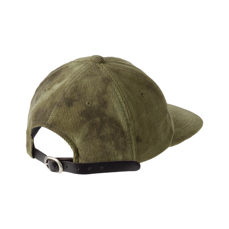 Tie Dye Corduroy Camp Cap - GREEN