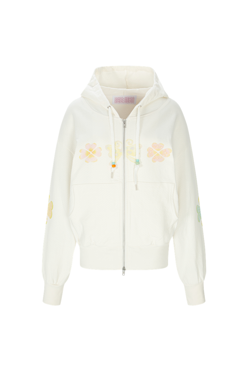 MINJIENA（ミンジエナ）の「[ olohoyo X minjiena ] Butterfly hoodie vintage ivory（Tops）」