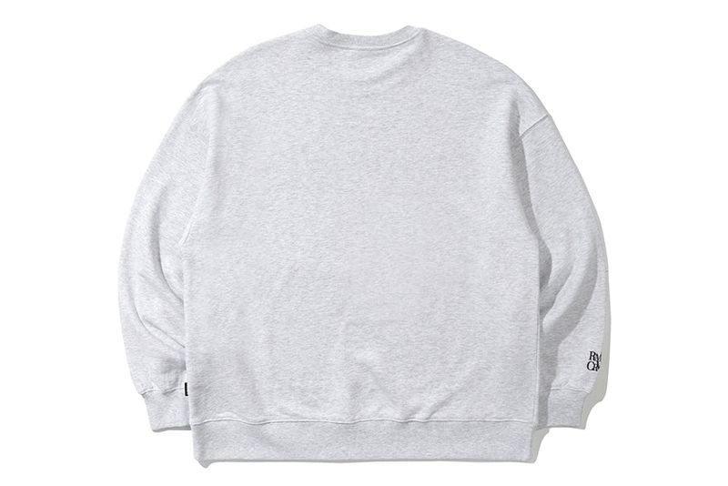 RECENT LOGO SWEAT SHIRT_LIGHT GREY