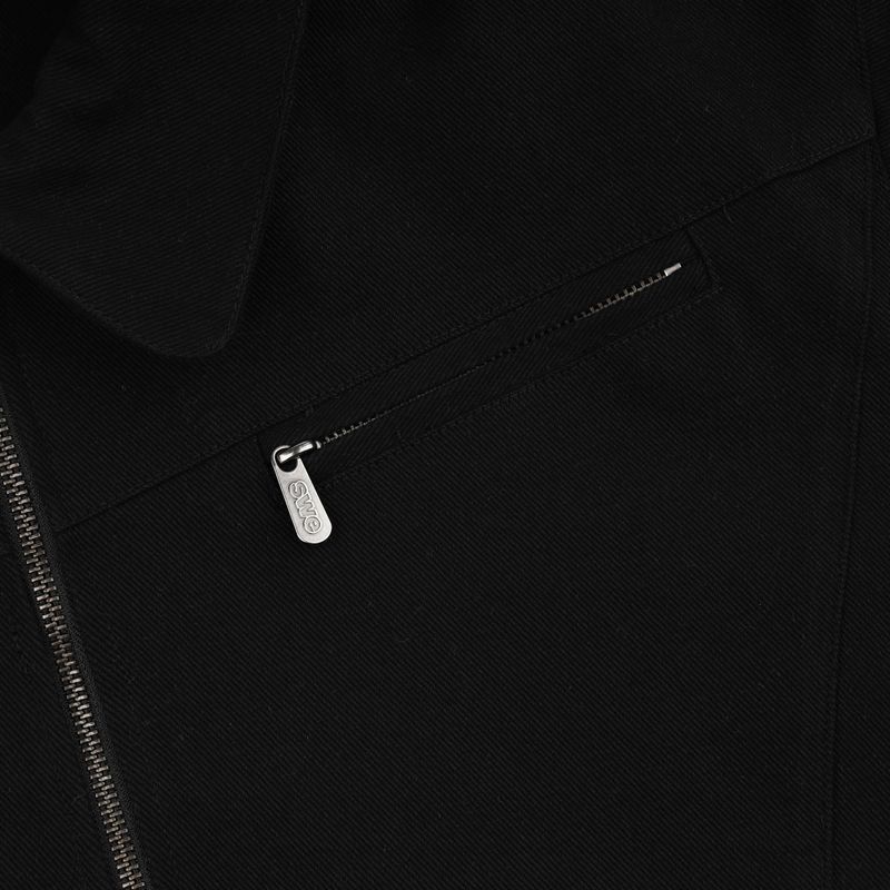 SWE SCRIPT JACKET - BLACK