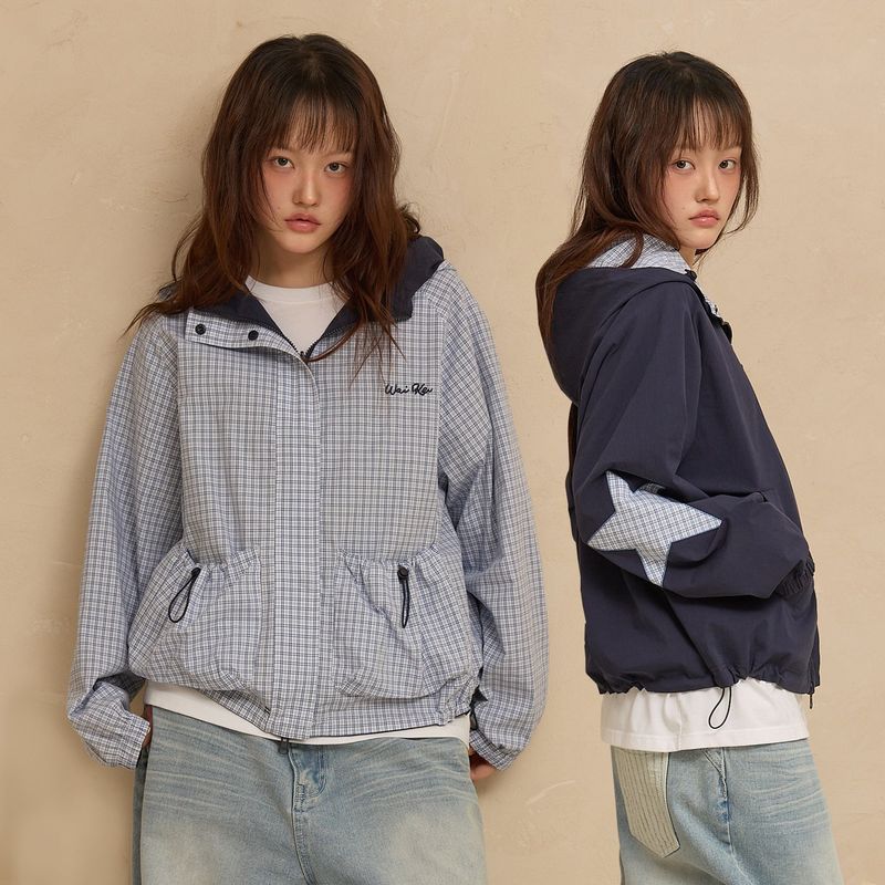 Riversible Check Windbreaker Ver.2