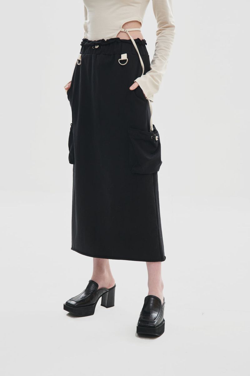 POCKET LONG SKIRT