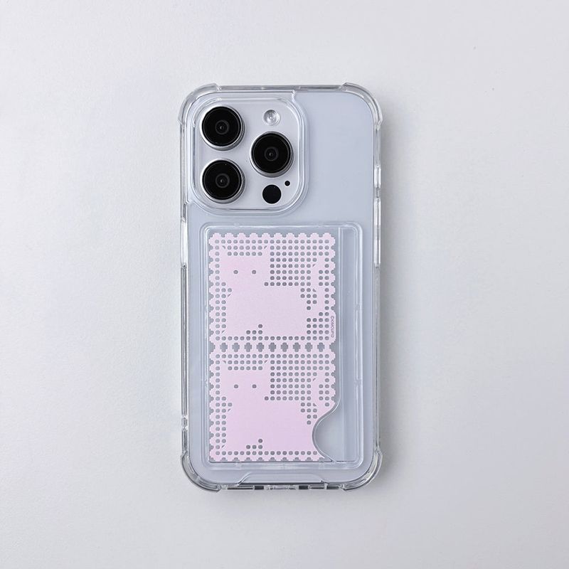 【MADE】 Meow card case - Pink