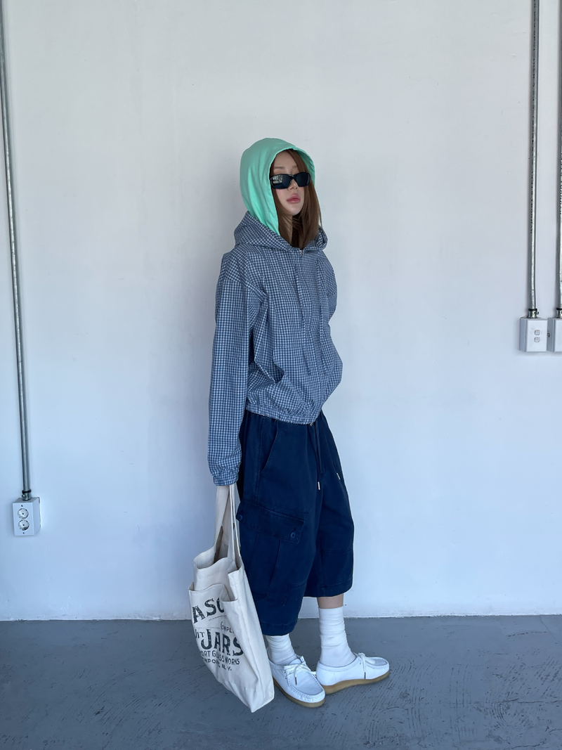 cut out layered hood T