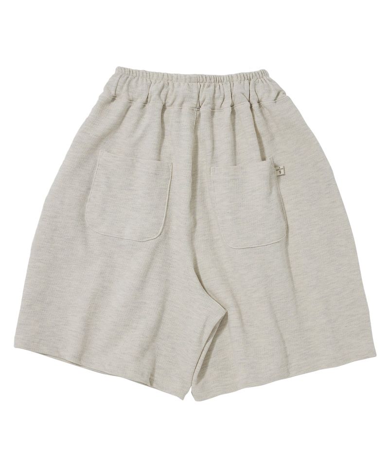 PIN-KNIT WIDE 1/2 PANTS (Oatmeal)