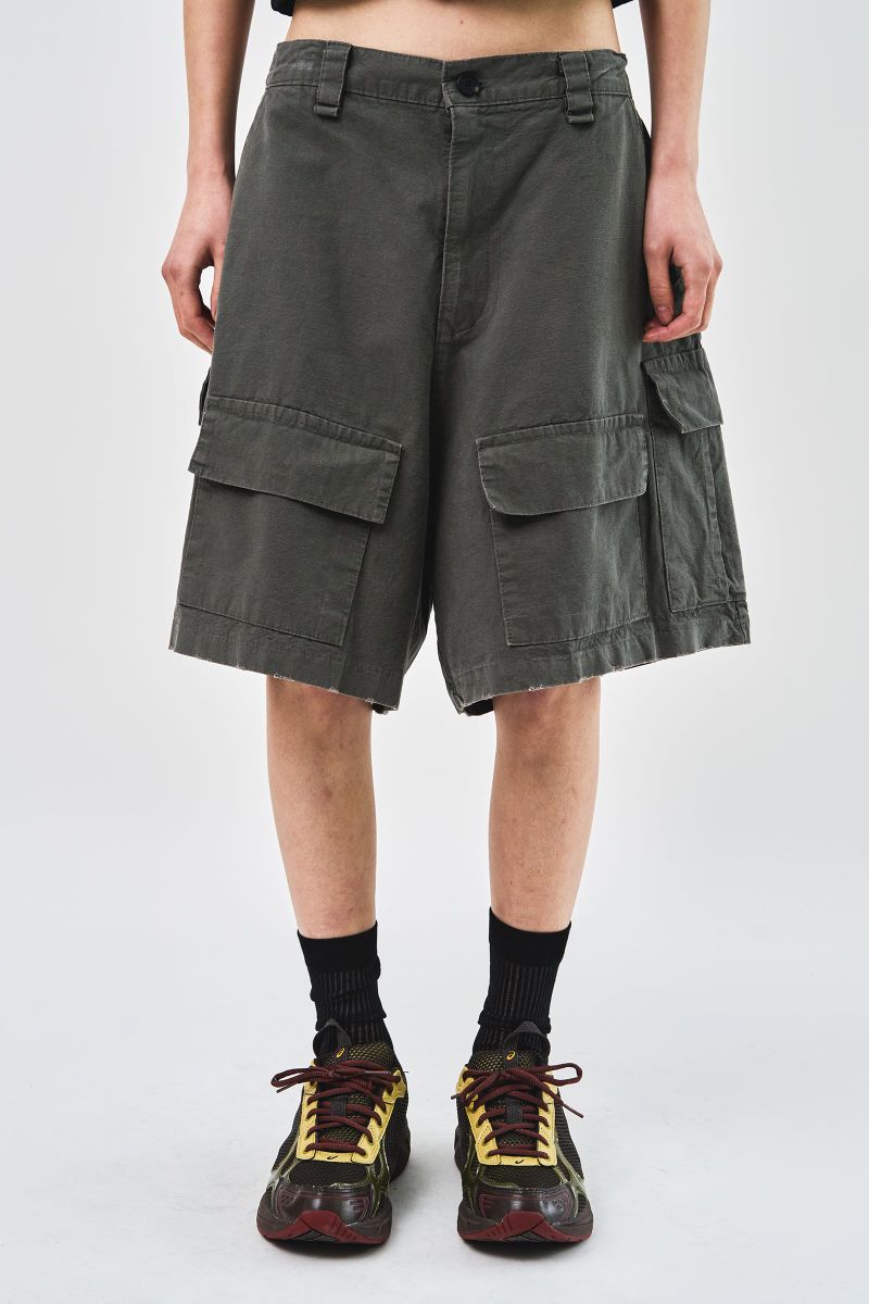 Style Rip Cargo Half Pants (2color)
