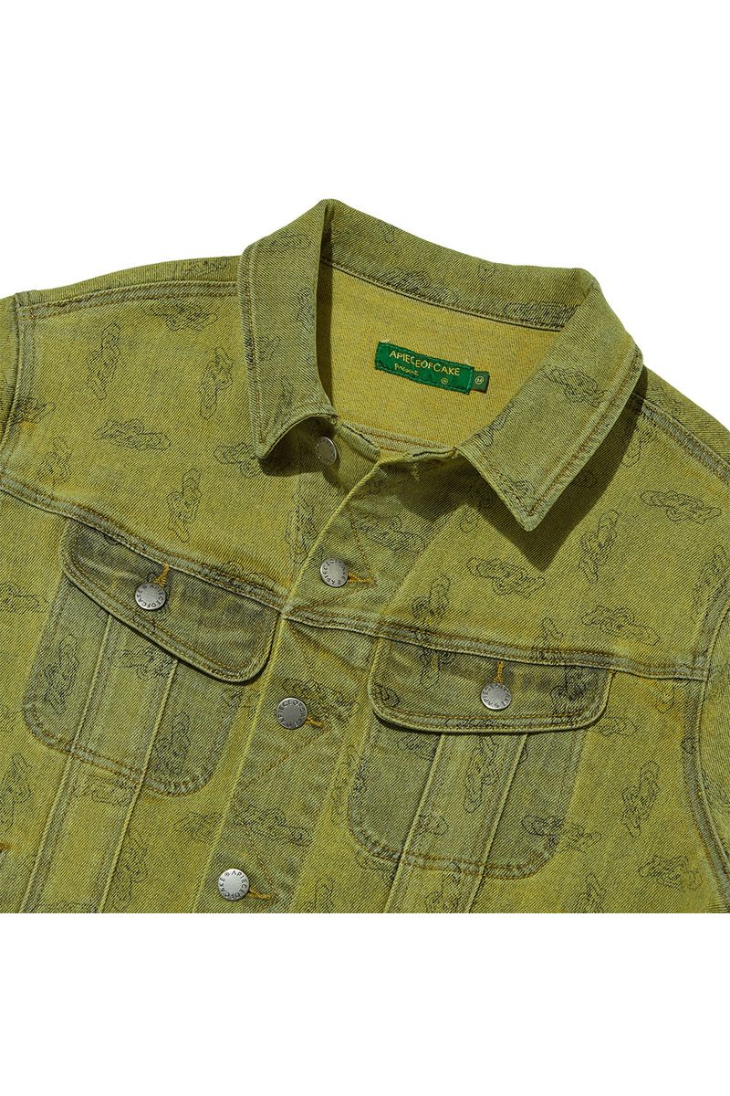 FLIP Denim Trucker Jacket_Mustard Gold