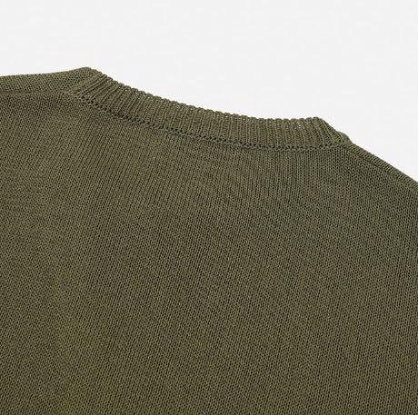 Bock Diagonal Button Linen Cardigan