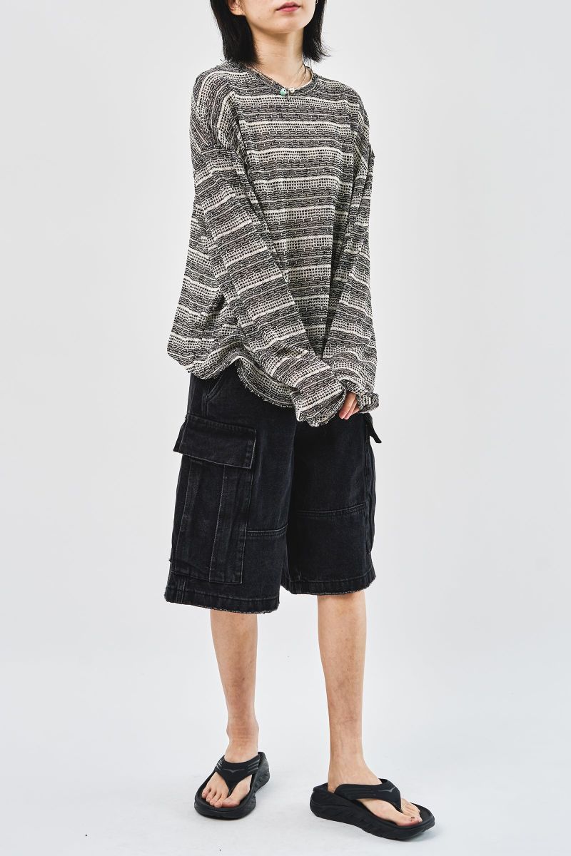 Pace Snap Denim Shorts (2color)