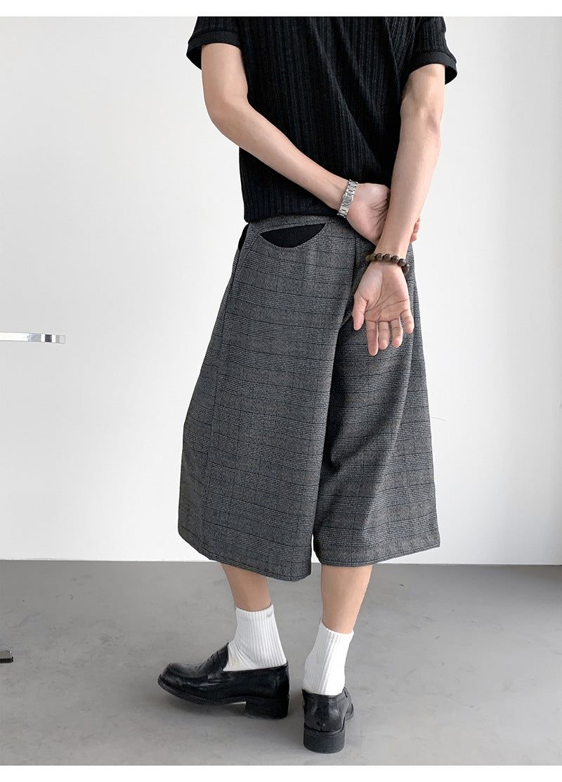 Hector Check Wide Culottes