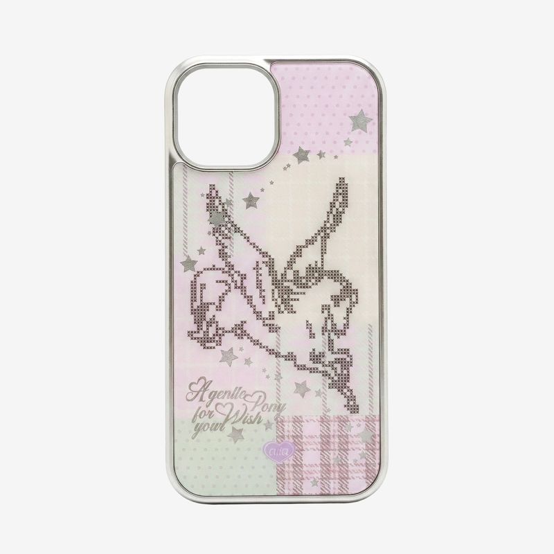 atta（アッタ）の「Gentle pony (Silver Epoxy) phone-case（Smartphone Accessories）」