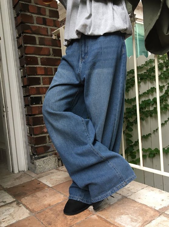BAON（バオン）の「ベアート ベーシック ワイドデニムパンツ（パンツ）」