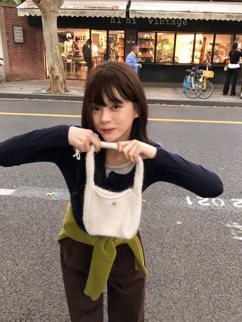 #Egg Mini Knit Bag (6color)