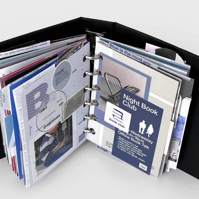 oab tone pack blue / scrap sticker set