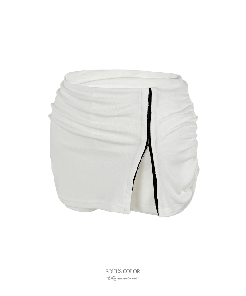 Nova hook slit skort (2color)