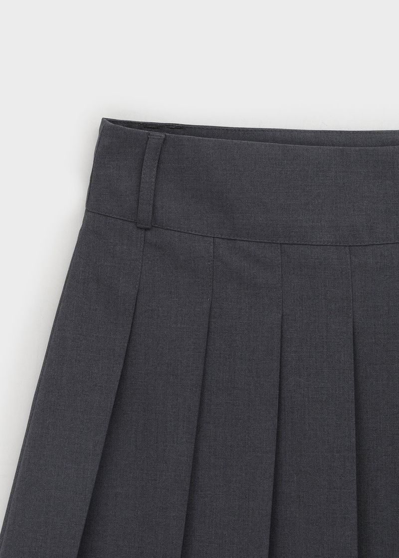[MADE] Pretzel Pleated Midi Skirt