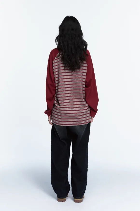 26FW★ Stripe Raglan Long Sleeve