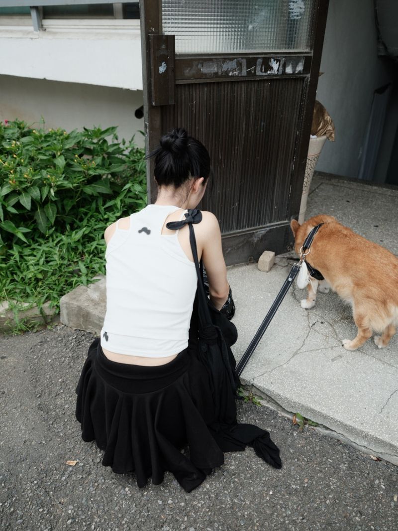 【Set item】 CLOUD SLEEVELESS WOO & HWA